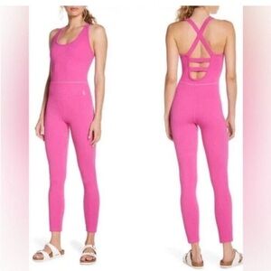 FP Movement by Free People Magenta Jumpsuit